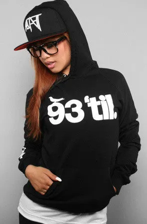 Adapt x Souls of Mischief  - 93 'til Pullover Women's Hoodie, Black