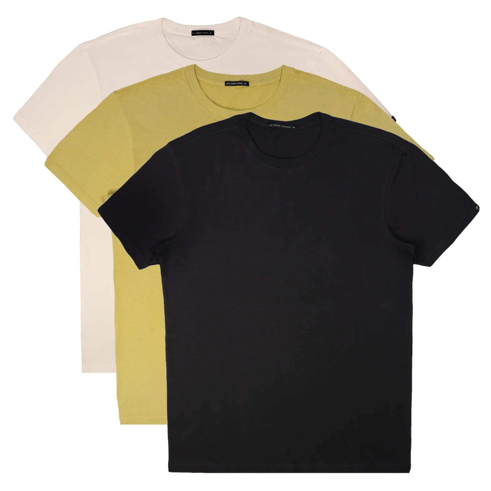 AGT 3 Pack Cotton Tee Assorted