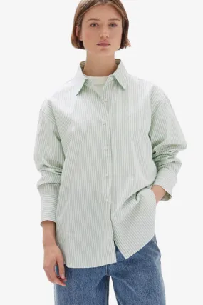 Assembly Label - Signature Poplin Shirt - Rosemary/White