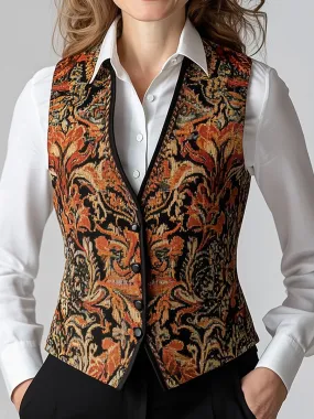 Baroque-Inspired Jacquard Waistcoat