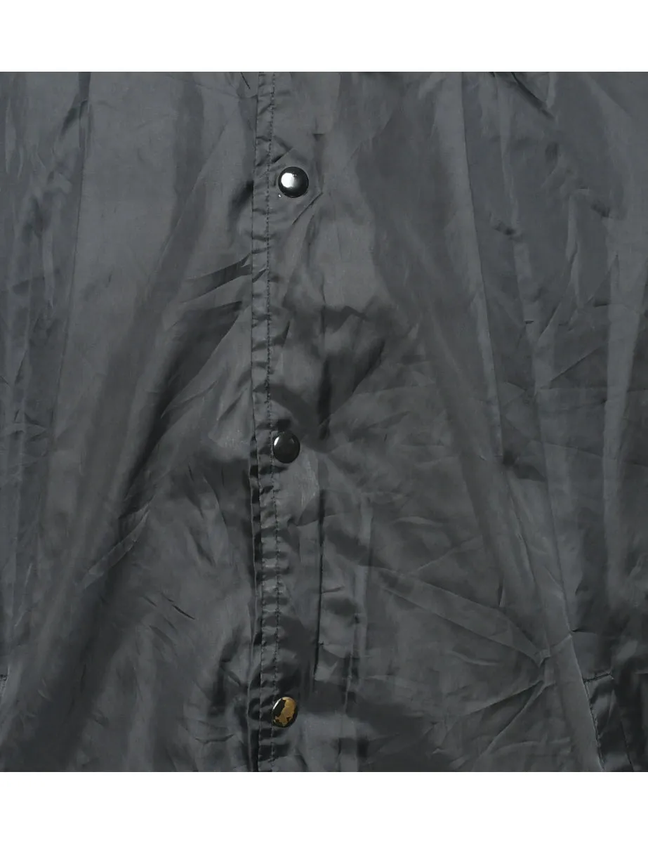 Black Classic Nylon Jacket - XL