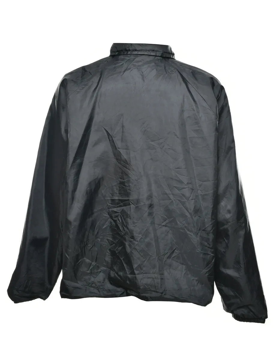 Black Classic Nylon Jacket - XL