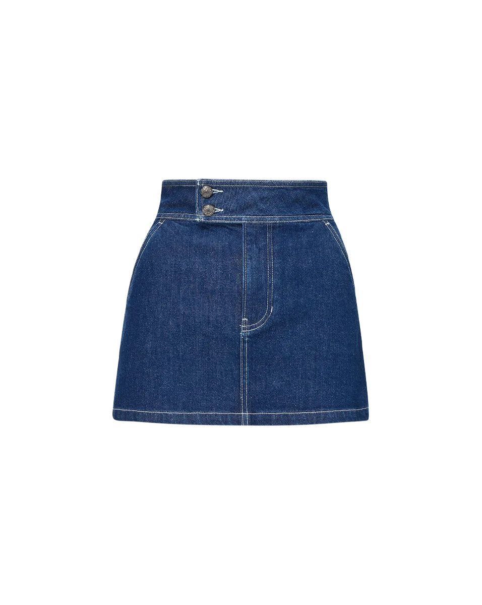 Bowen Denim Mini Skirt