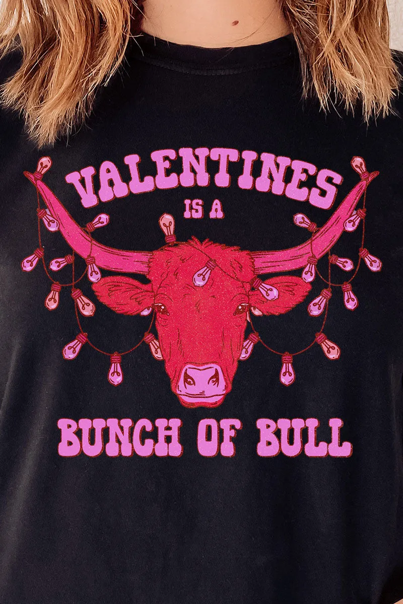 Bunch Of Bull Valentines Unisex Dri-Power Long-Sleeve 50/50 Tee