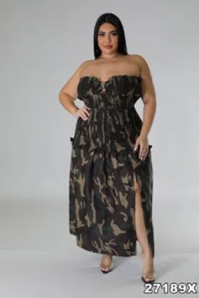 Camo Tube Dress