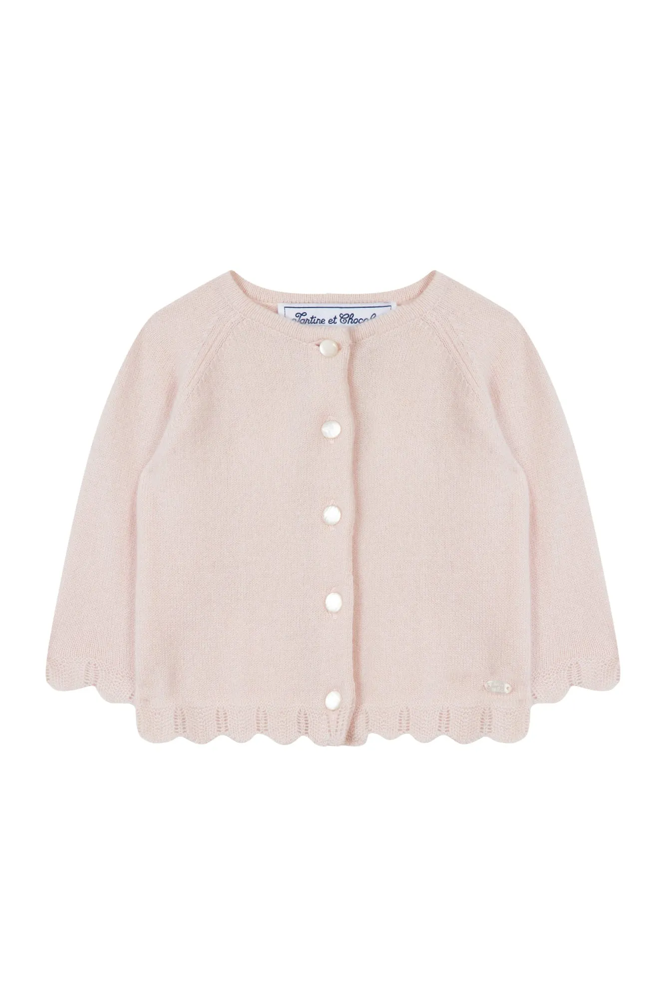 Cardigan - Pale Pink Cashmere