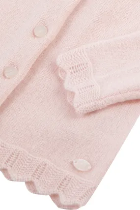 Cardigan - Pale Pink Cashmere