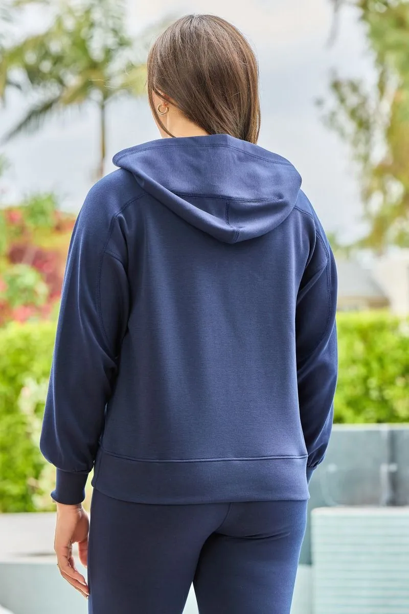 Charmed On The Weekend Hoodie - Navy