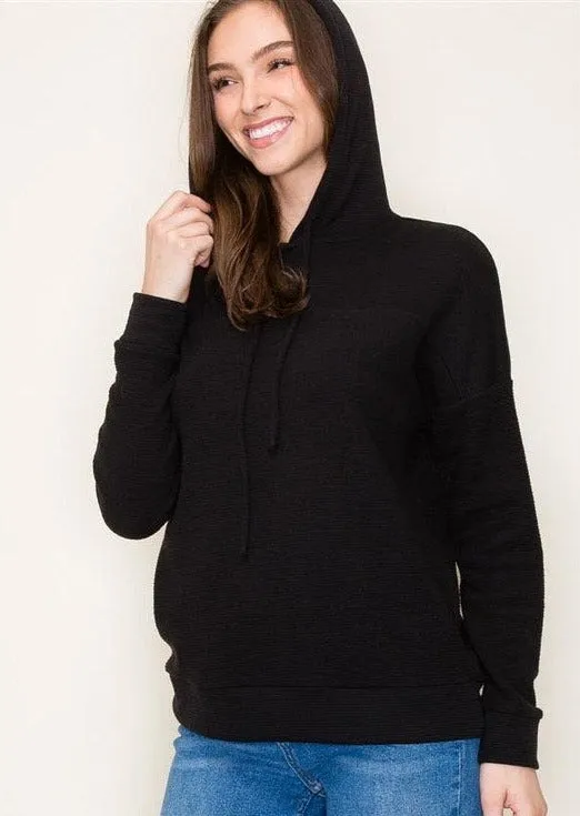 Classic & Comfy Textured Hoodies - 3 Colors!