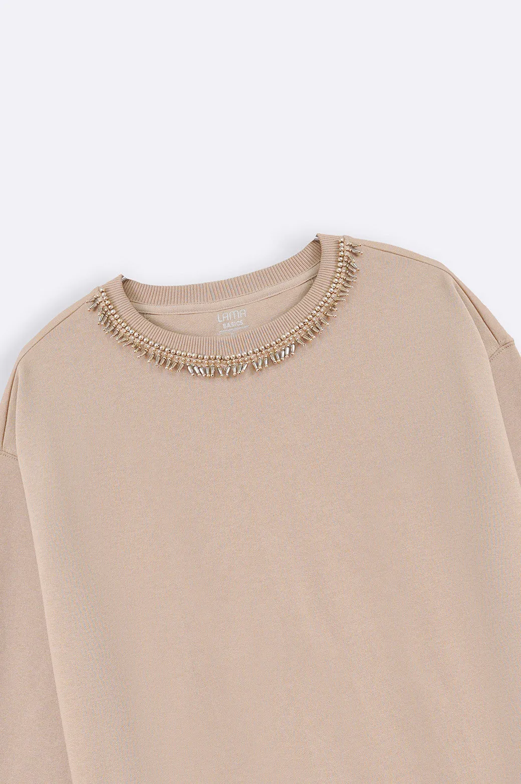 COMFY BEADED SWEATSHIRT