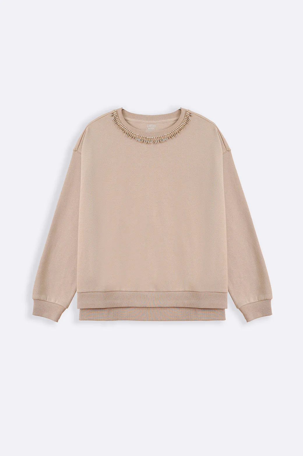 COMFY BEADED SWEATSHIRT