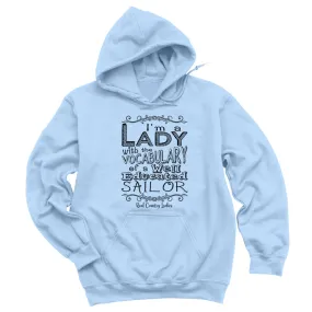 Educated Sailor Black Print Hoodies & Long Sleeves