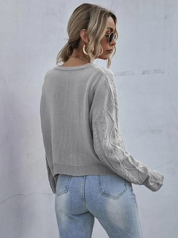 Effortless Chic: Cozy Loose Knit Sweater for Everyday Elegance