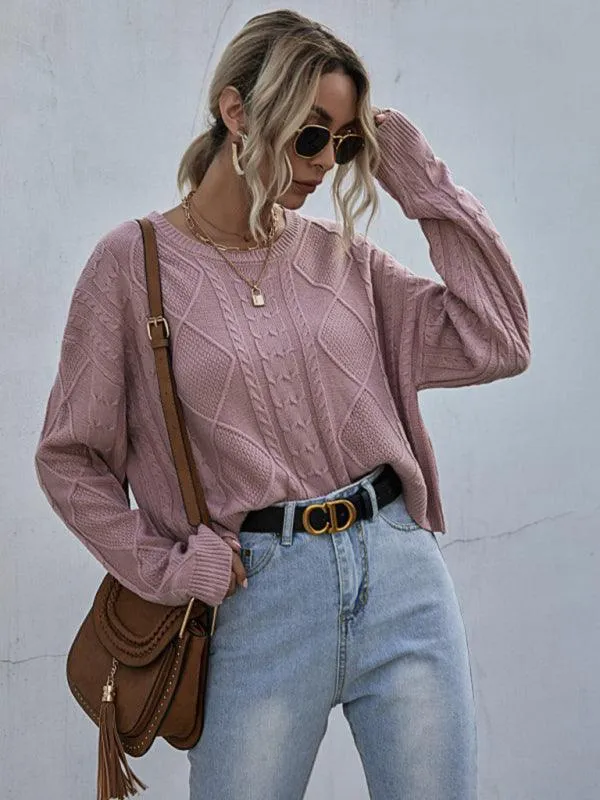 Effortless Chic: Cozy Loose Knit Sweater for Everyday Elegance