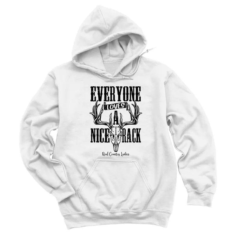 Everyone Loves A Nice Rack Black Print Hoodies & Long Sleeves