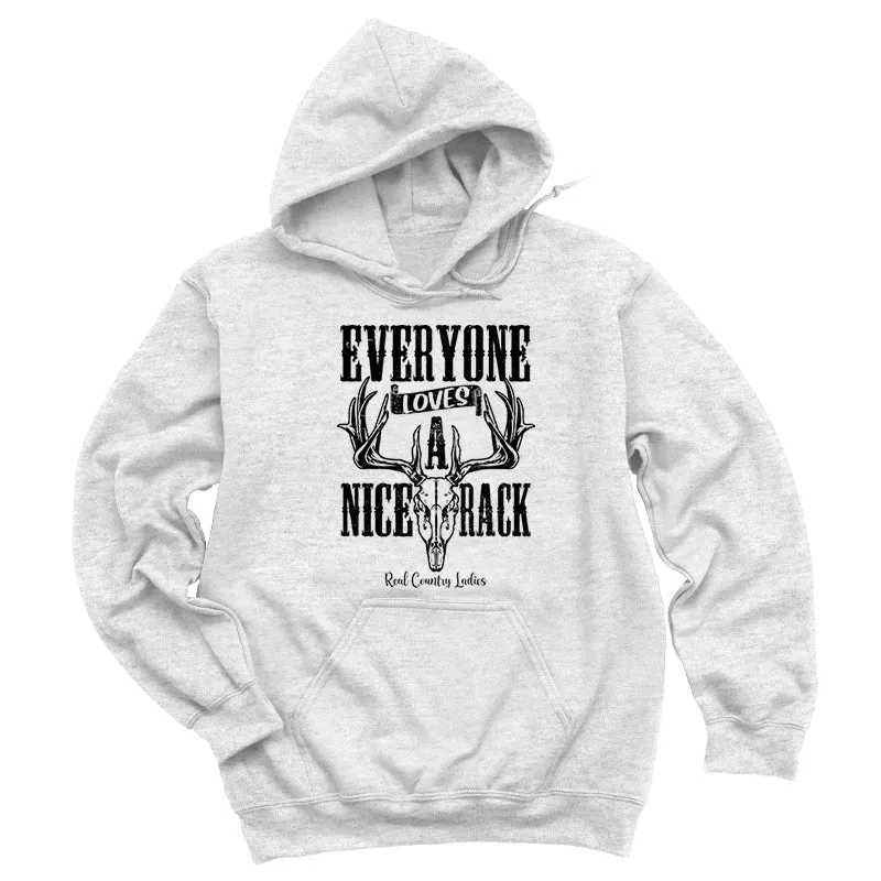 Everyone Loves A Nice Rack Black Print Hoodies & Long Sleeves