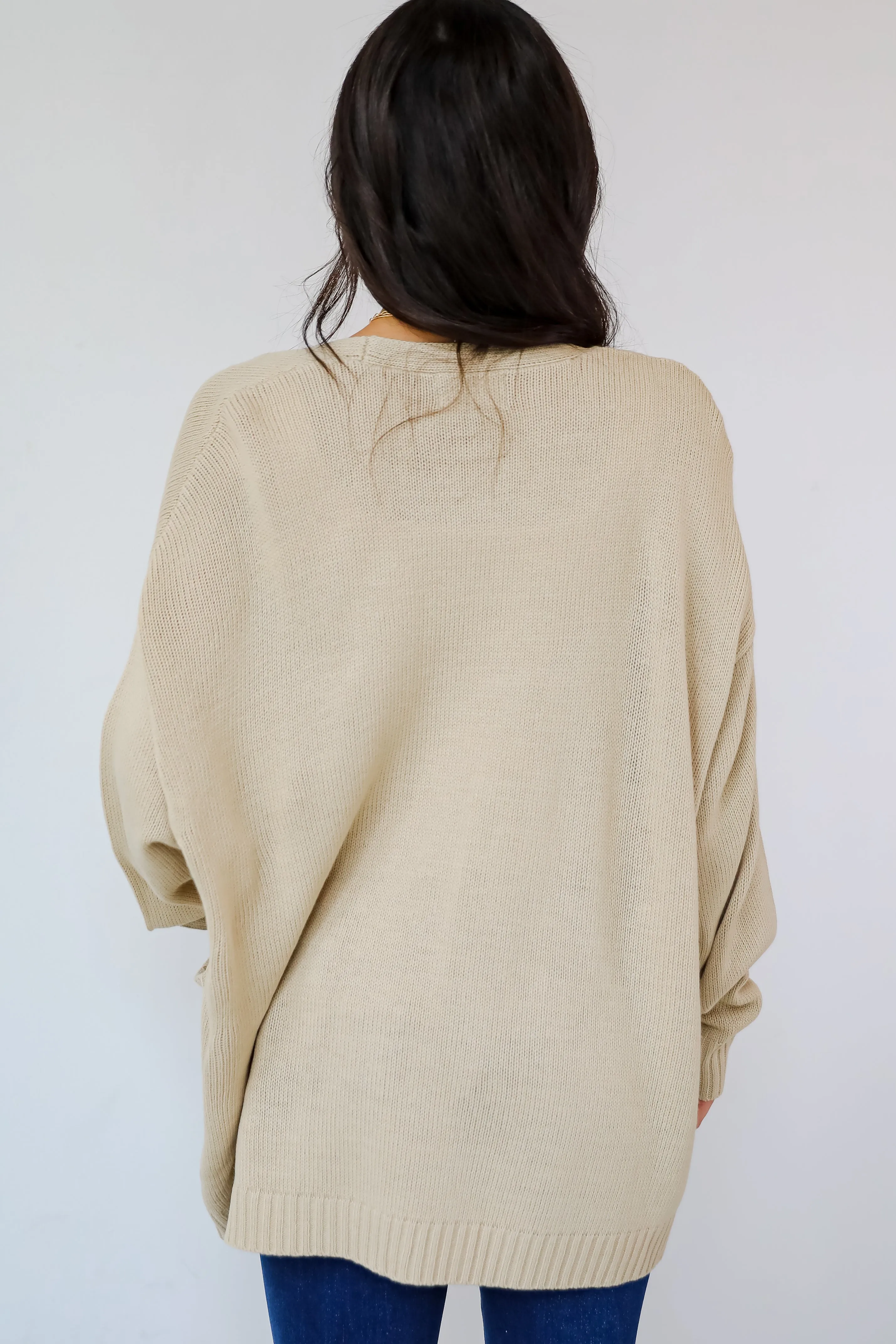 FINAL SALE - Passionately Cozy Taupe Cardigan