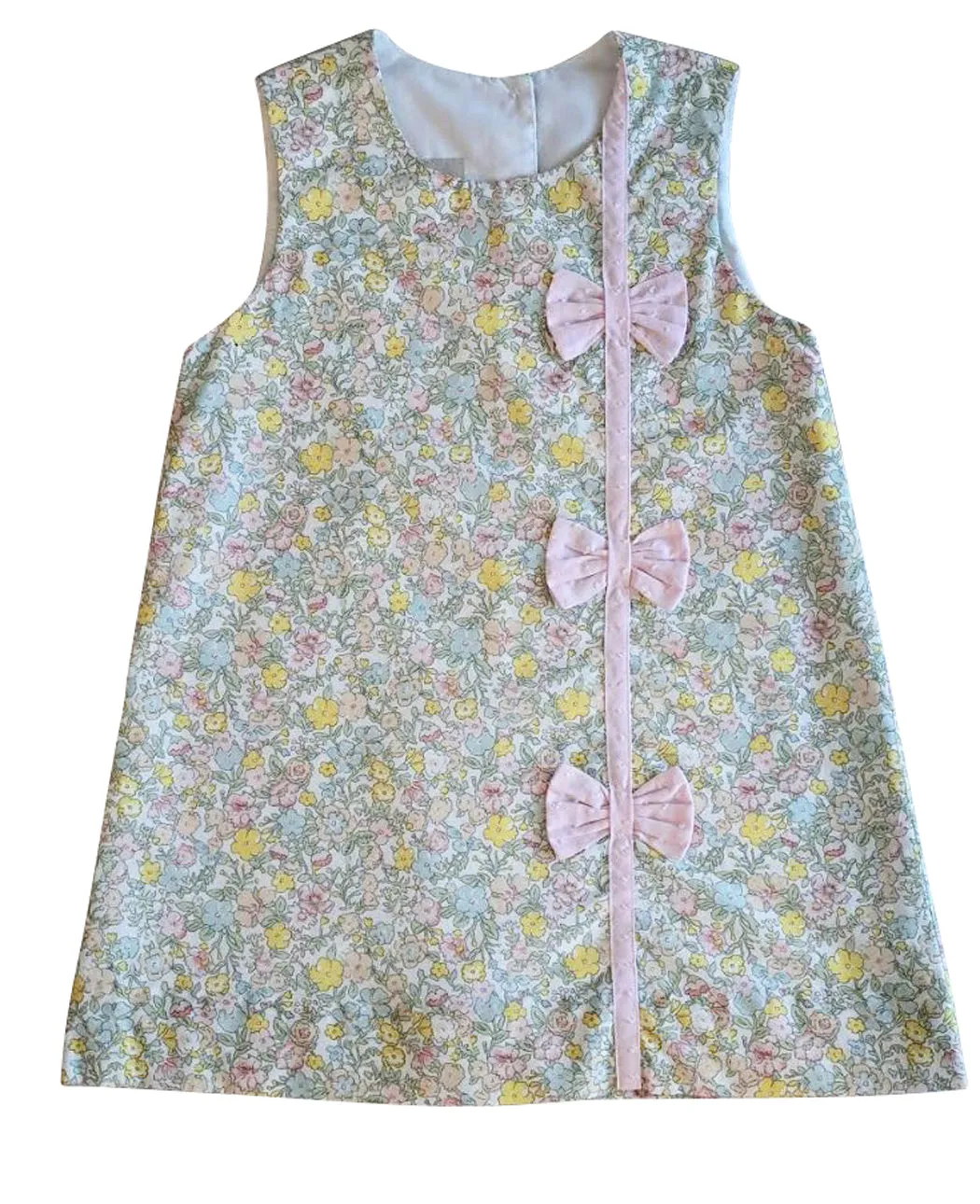 Girl's "Spring Again" Floral A line dress