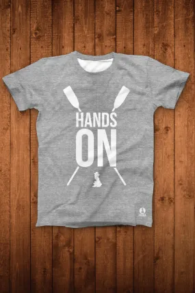 HANDS ON TEE (HEATHER GREY)