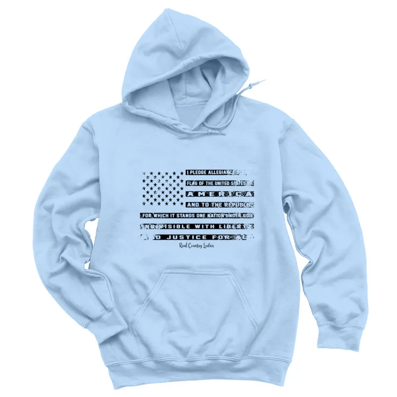 I Pledge Allegiance Black Print Hoodies & Long Sleeves