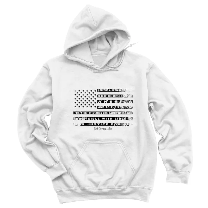 I Pledge Allegiance Black Print Hoodies & Long Sleeves