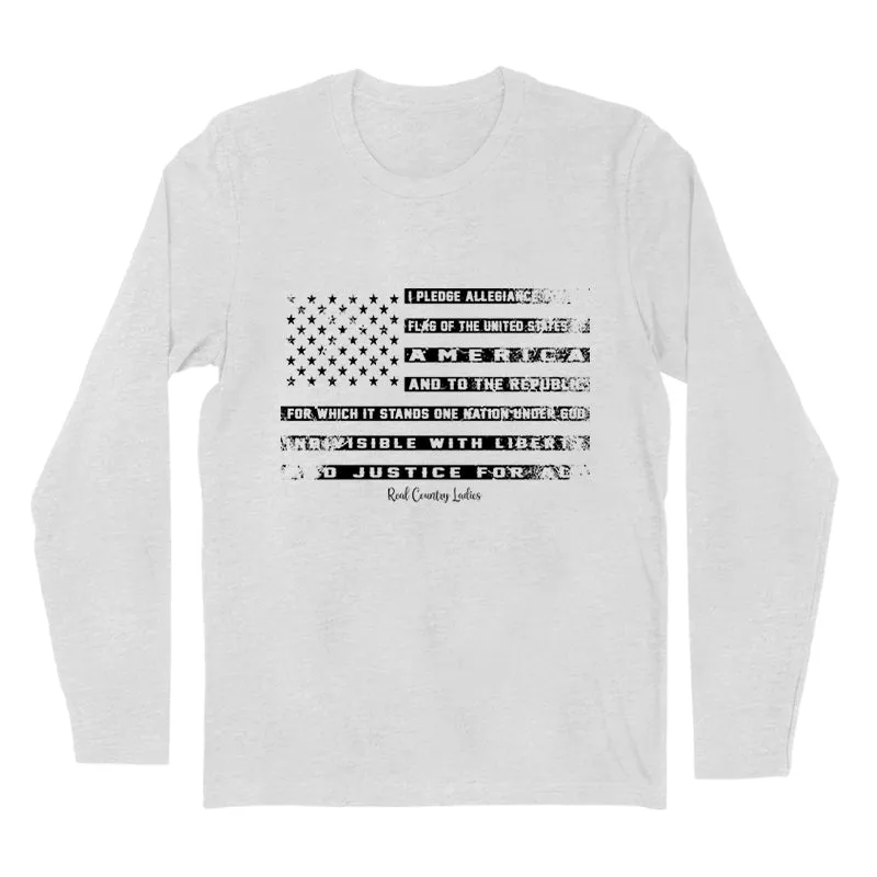 I Pledge Allegiance Black Print Hoodies & Long Sleeves