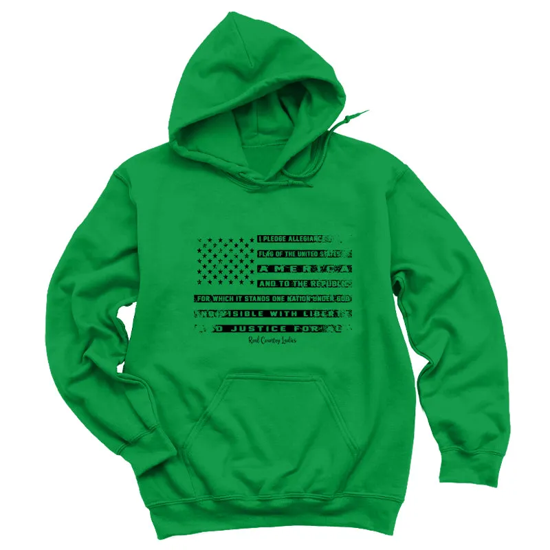 I Pledge Allegiance Black Print Hoodies & Long Sleeves