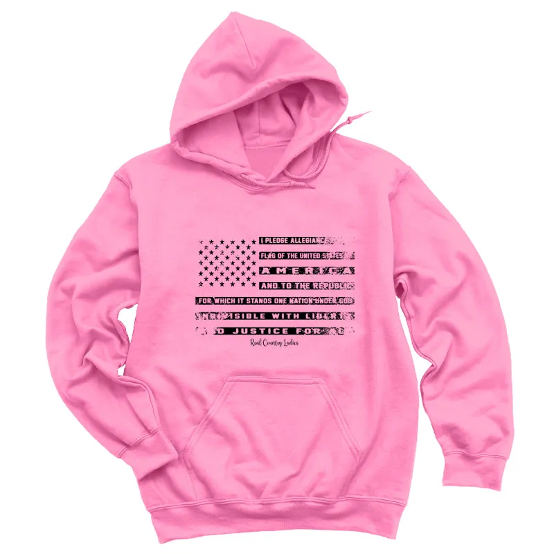 I Pledge Allegiance Black Print Hoodies & Long Sleeves