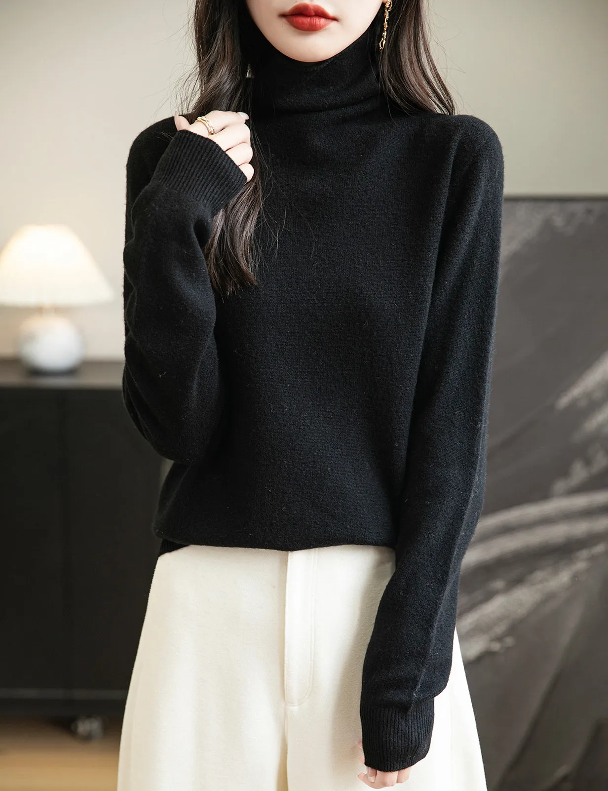 Irene Woman Turtleneck Sweater