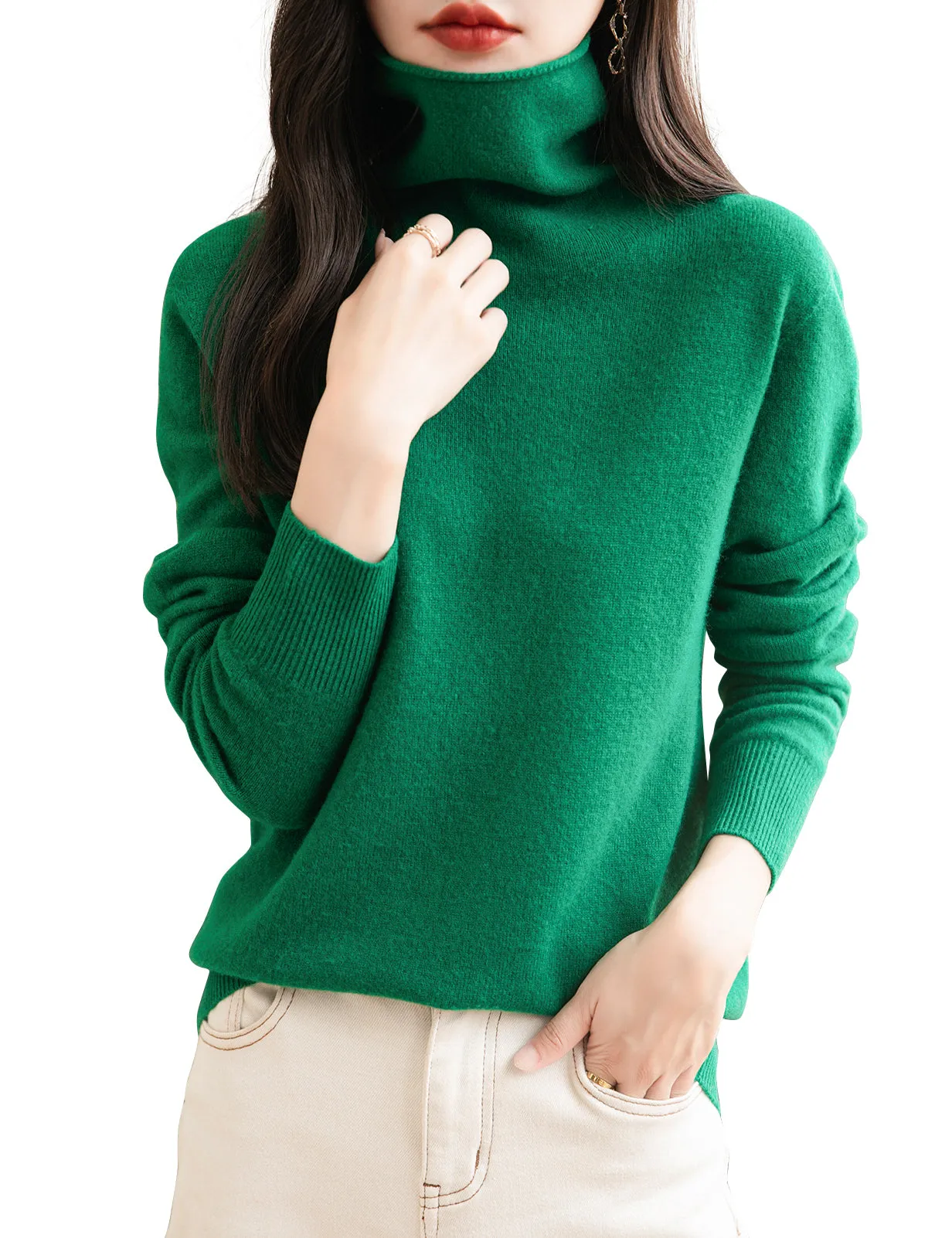 Irene Woman Turtleneck Sweater