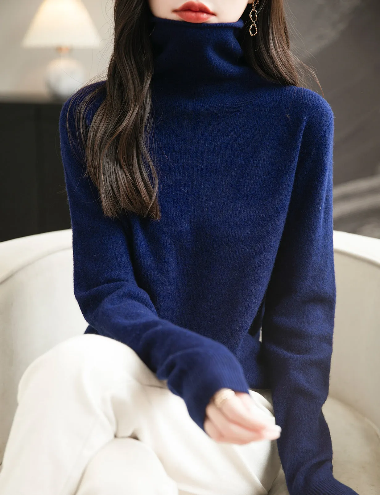 Irene Woman Turtleneck Sweater