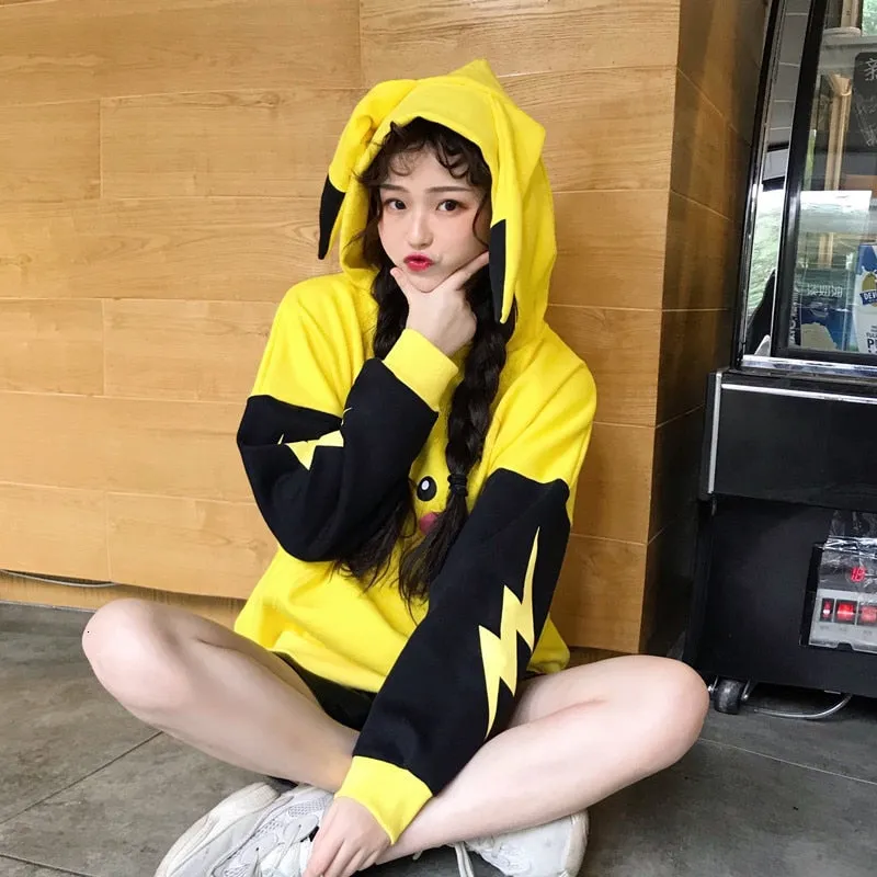 Kawaii Pikachu Hoodie Pokemon