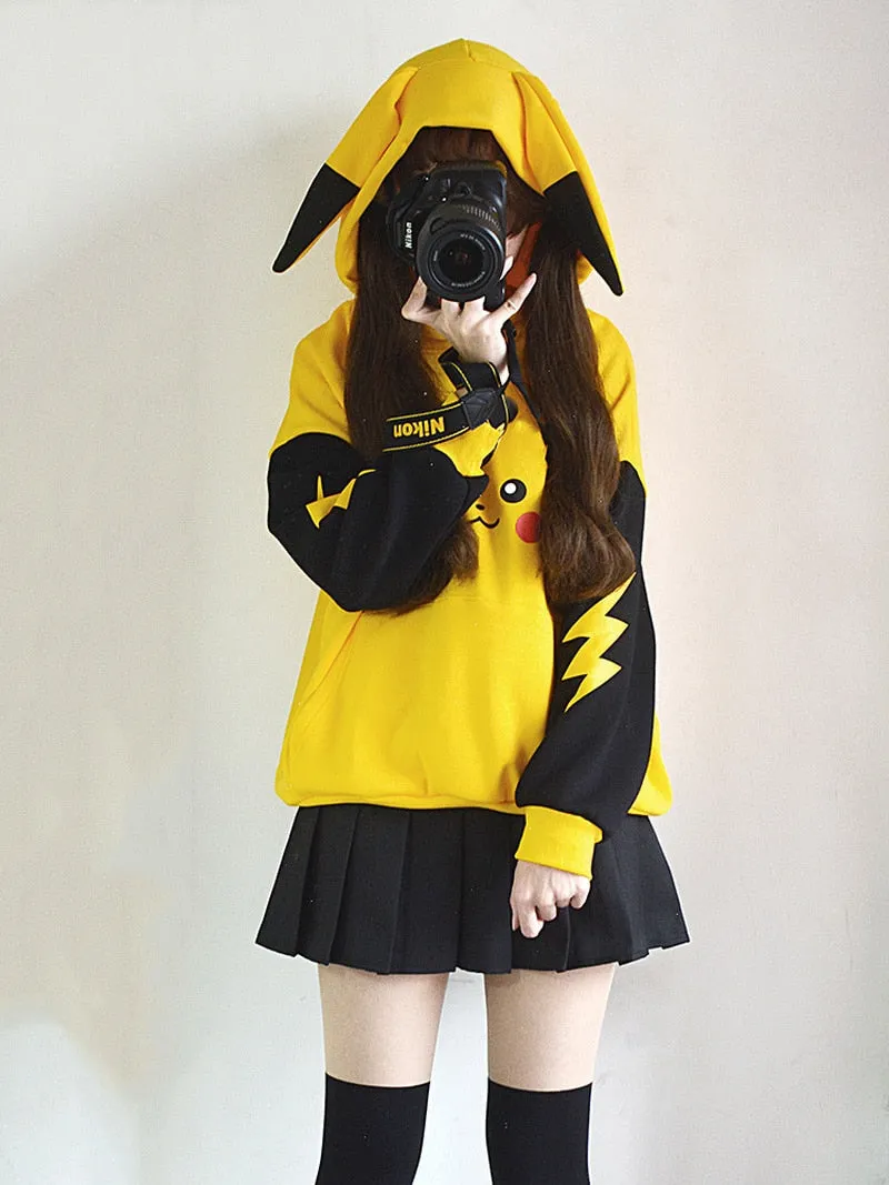 Kawaii Pikachu Hoodie Pokemon