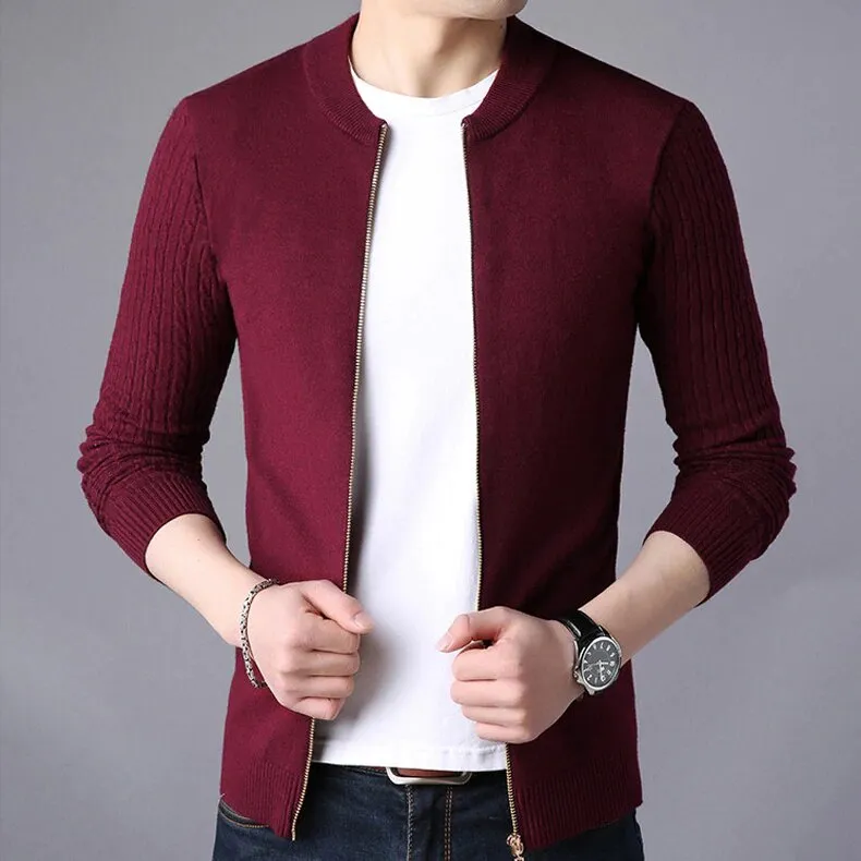 Men's Autumn/Winter Soft Cashmere Knitted Casual Cardigan