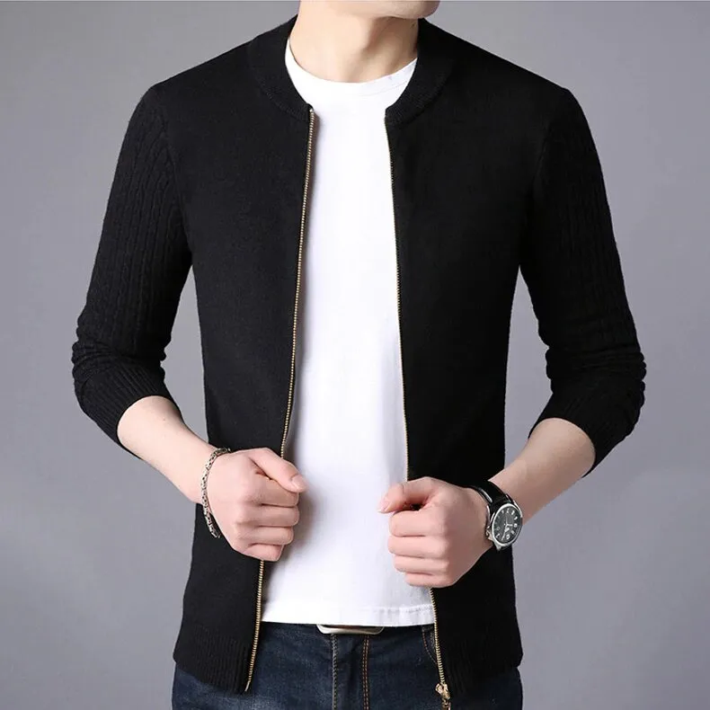 Men's Autumn/Winter Soft Cashmere Knitted Casual Cardigan