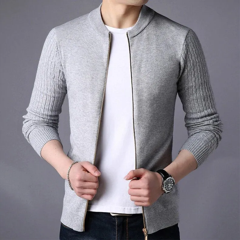 Men's Autumn/Winter Soft Cashmere Knitted Casual Cardigan