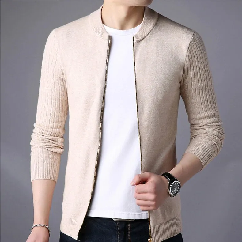 Men's Autumn/Winter Soft Cashmere Knitted Casual Cardigan