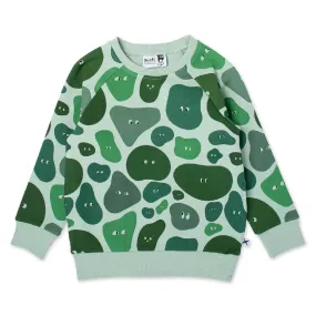 MINTI - SNEAKY CAMO FURRY CREW MINT