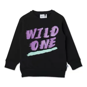 MINTI - WILD ONE FURRY CREW BLACK