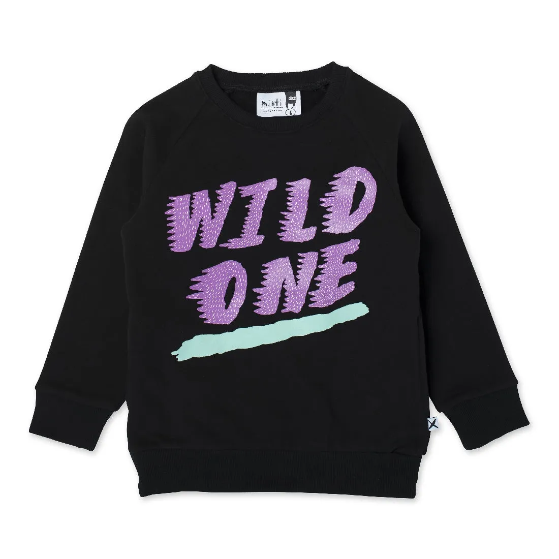 MINTI - WILD ONE FURRY CREW BLACK