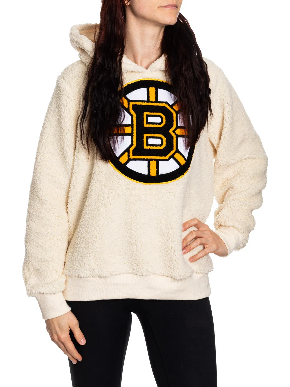 NHL Boston Bruins Ladies Sherpa Hoodie