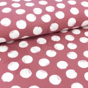 Organic Sweat - Mellow Dots - Vintage Rose