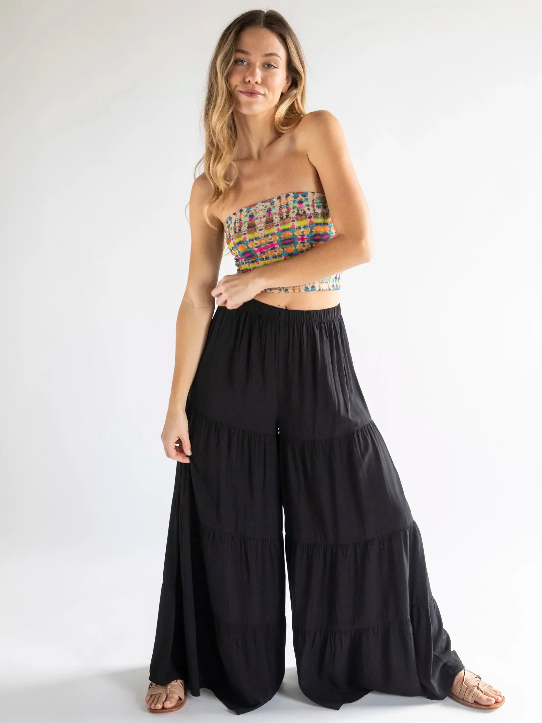 Patti Palazzo Pant - Black