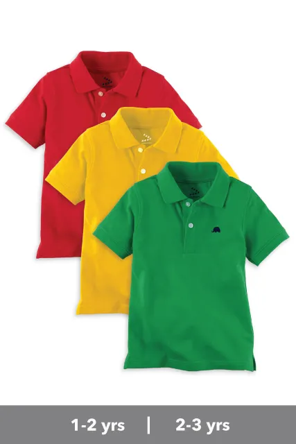 Polo Tees - Set of 3