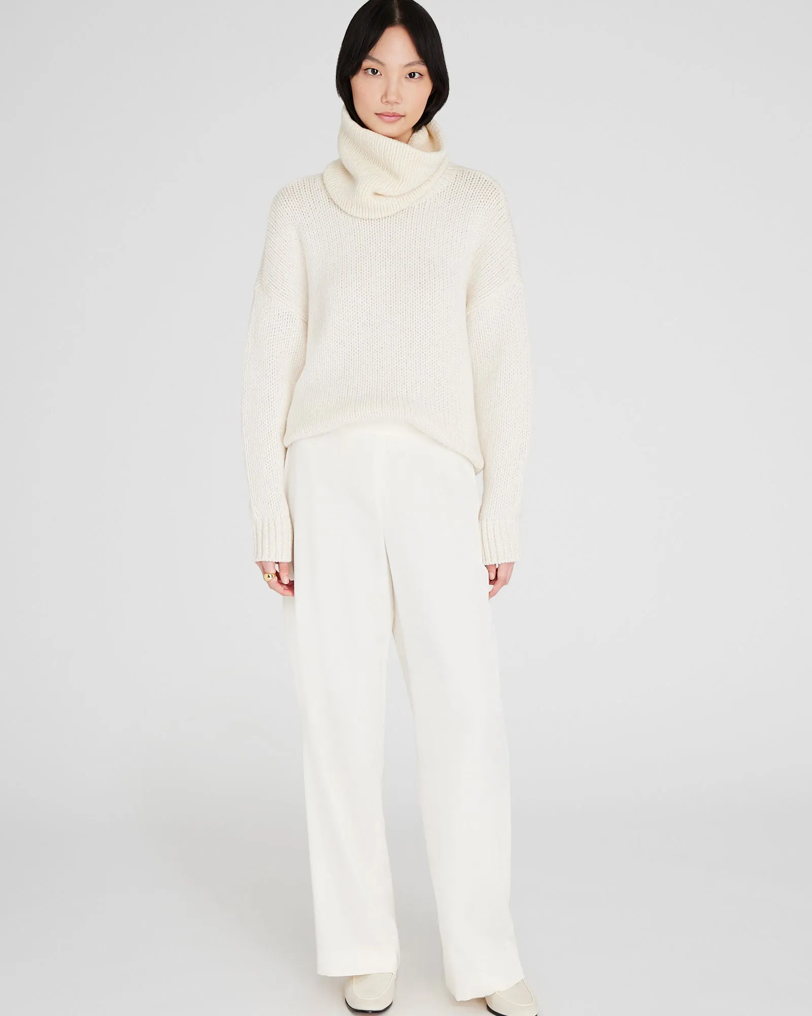 Silk-Wool Pant