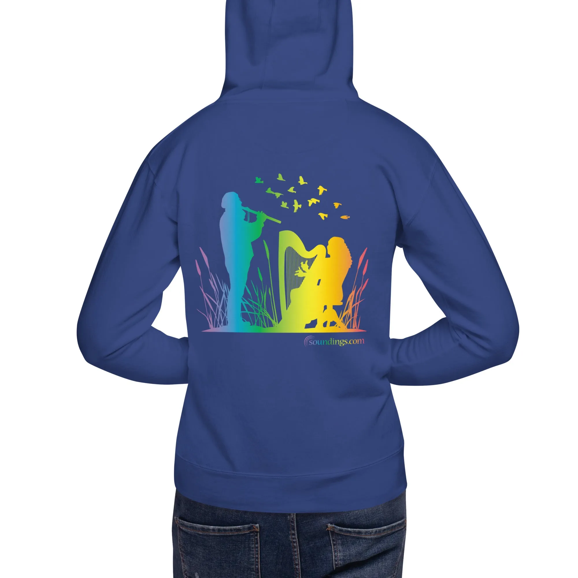 Soundings comfy hoodie - PEACE THROUGH MUSIC