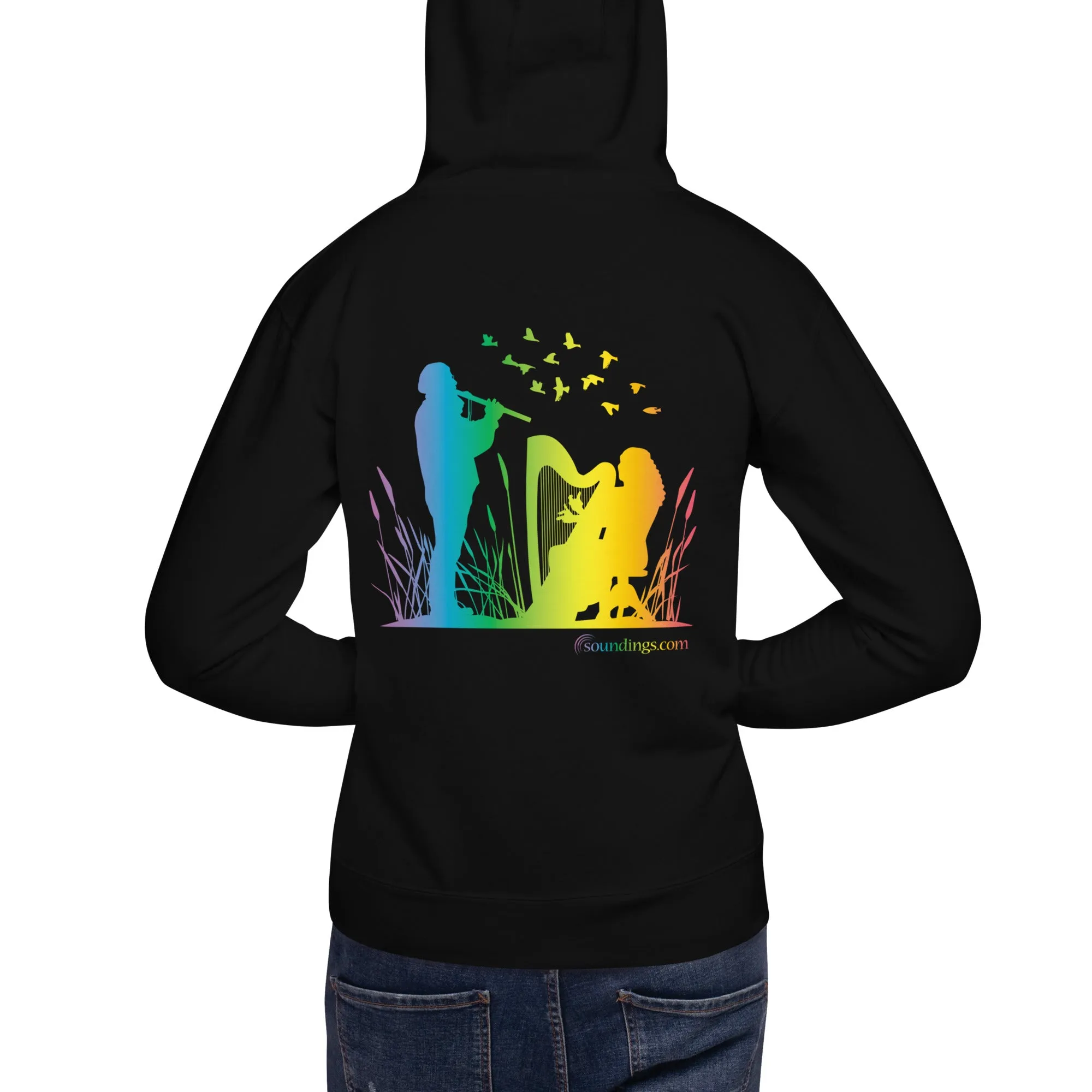 Soundings comfy hoodie - PEACE THROUGH MUSIC