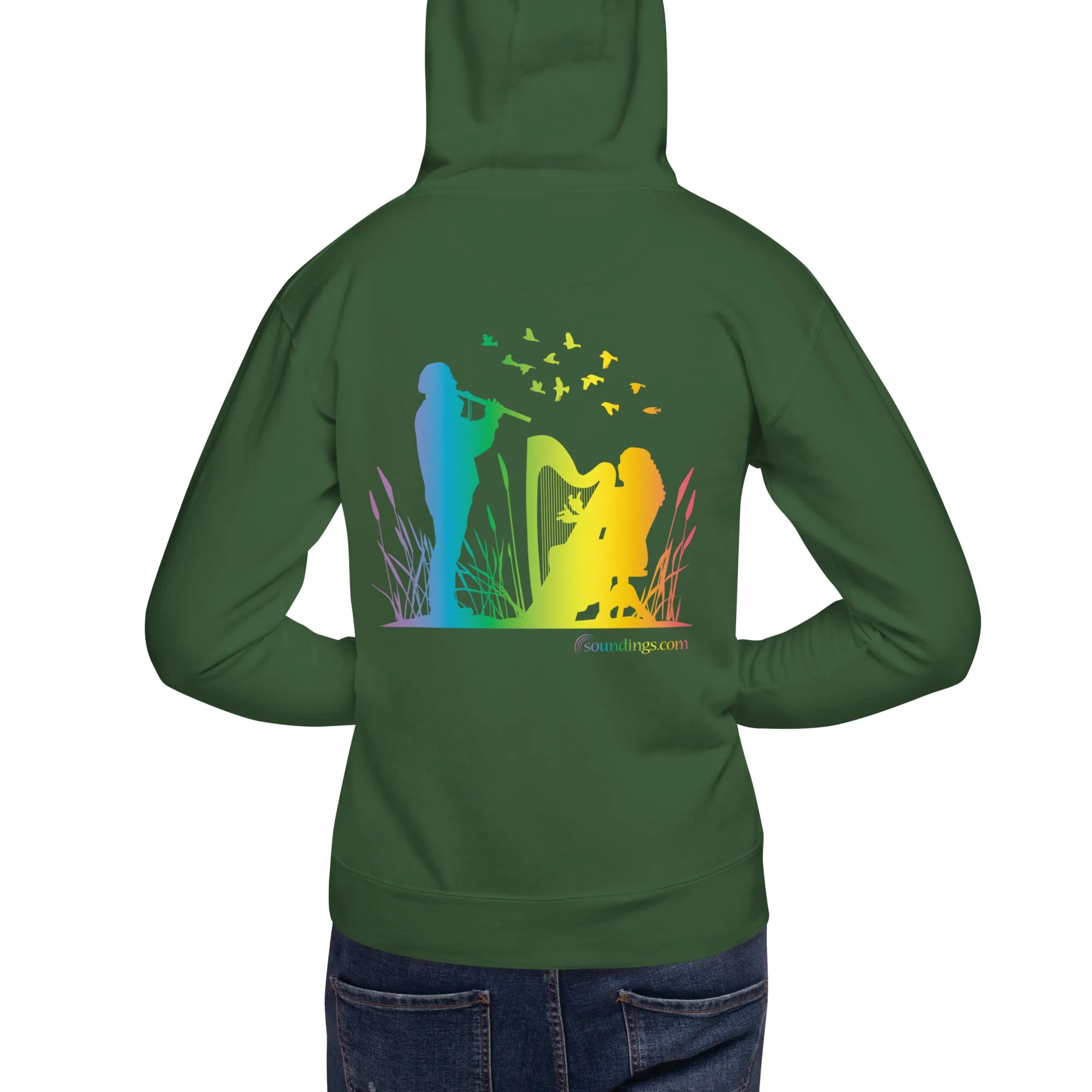 Soundings comfy hoodie - PEACE THROUGH MUSIC