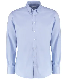 Stretch Oxford shirt long-sleeved (slim fit) | Light Blue