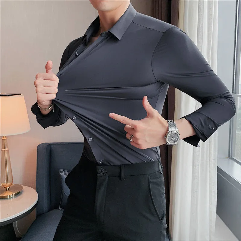 Timeless Anti-Crease Stretch Shirt for Men